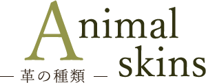 Animal Skins-革の種類-